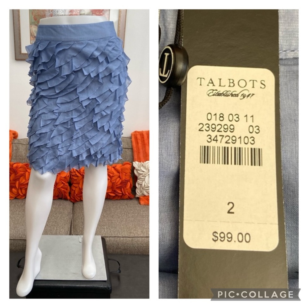 ❣️🆕Talbots Tiered Ruffled Skirt❣️ - Picture 1 of 9